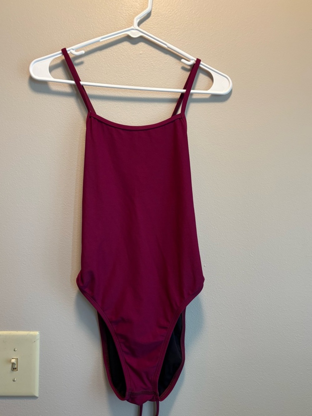 JOLYN Jackson One Piece Swimsuit | Magenta | Size 32 | Tie Back